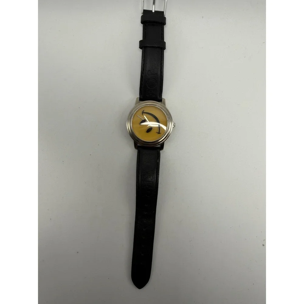 Joe Boxer 1995 Rotating Smiley Face Mens Watch 36mm 7.75